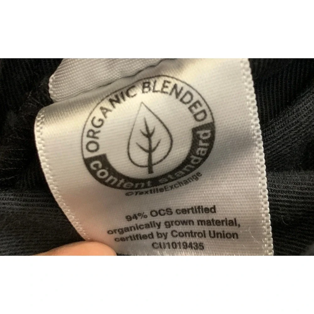 Everlane Fatigue Barrel Pants Womens 2 Black Organic Cotton Linen Utility